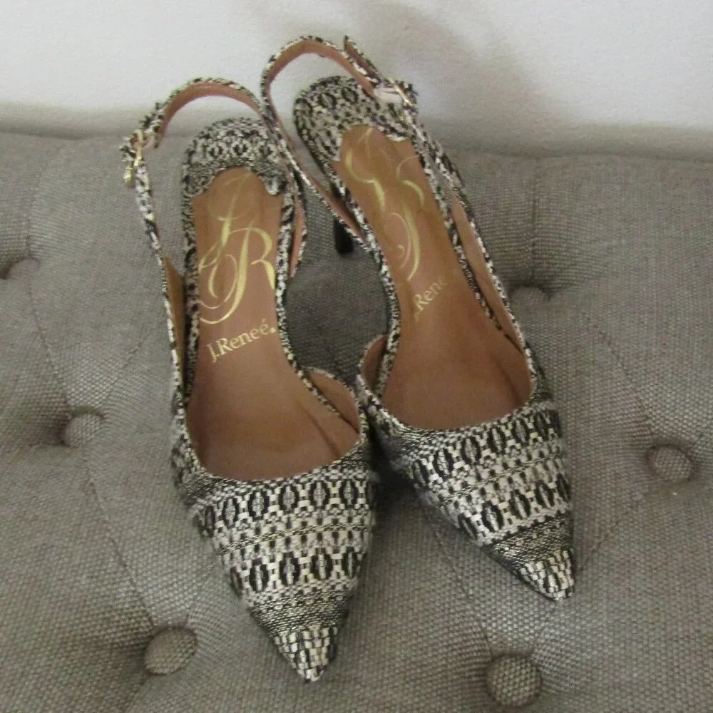 J Renee Lacee Pointed Toe Heels 7W
